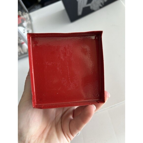 Red Avon Decorative Holiday Mini Tealight Lantern Reindeer 2009 Christmas - Picture 3 of 4